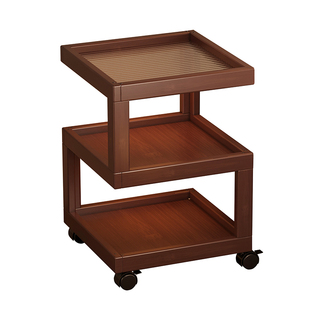 沙发边几可移动客厅边柜角几创意非实木小推车意式小型卧室床头柜