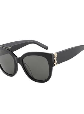 【自营】圣罗兰YSL墨镜男女同款防紫外线防晒太阳眼镜大框SLM95/F