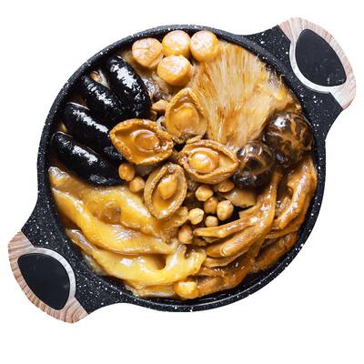 HUGA佛跳墙加热即食海鲜鲍鱼