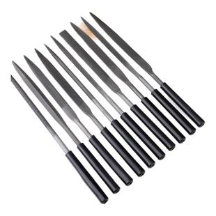 什锦锉刀整形小锉刀三角锉小号半圆挫刀扁平圆形金属打磨工具套装