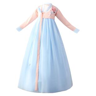 朝鲜服装女古装写真绣花韩服传统韩国宫廷大长今民族舞蹈表演出服