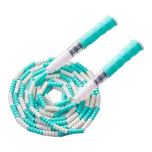 儿童可记名竹节跳绳小学专用软珠节绳幼儿园初学中考绳子运动短绳