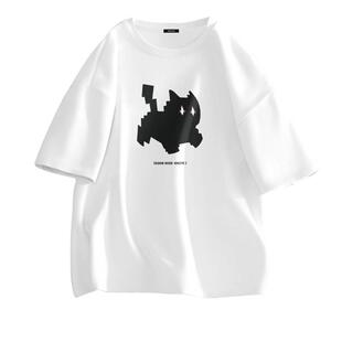 名创优品男t恤短袖白色男款夏男士衣服2026新款男生纯棉夏季半袖A