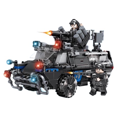 儿童悍马装甲车明迪军事益智战机