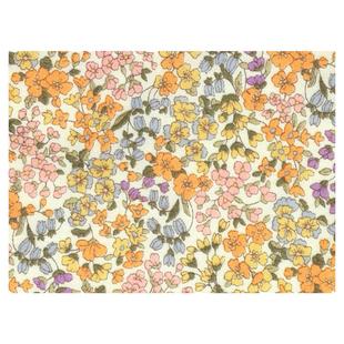 日本进口纯棉布料hokkoh60支柔软上衣连衣裙手工diy服装灿烂花群