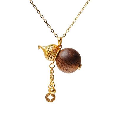 宫里上新天然奇楠沉香吊坠