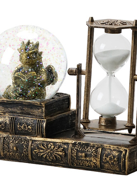 水晶球沙漏计时器摆件礼物圣诞