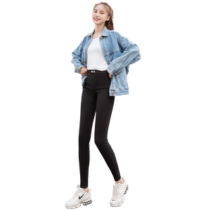 黑色打底裤女外穿2020秋冬款