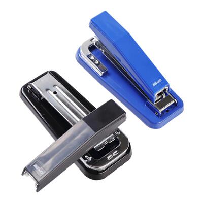 可得优订书机可旋转360度钉书机大号大型25张中缝加厚重型长臂办公文具订书钉多方位初中学生用家用办公5414