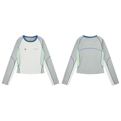 TreesOutside运动珠地布轻盈透气吸湿速干防晒抗菌骑行服长袖女款