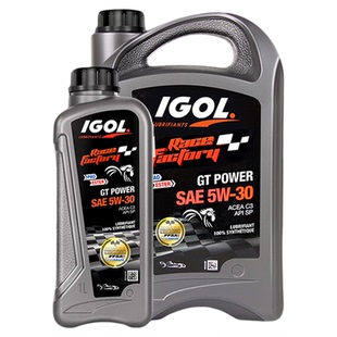 IGOL高戈竞技者GT POWER 5W30赛级酯类全合成高性能汽车机油C3/SP