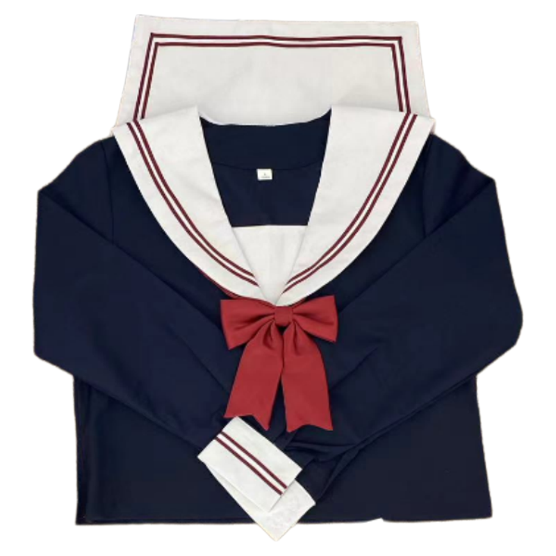 大婶家原创JK制服基础款白领赤二本水手服日系学院风班服毕业服女