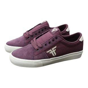 酒红色fallen滑板鞋翻毛皮鞋面柔软舒适男女鞋PRO款SK8耐磨BOMBER
