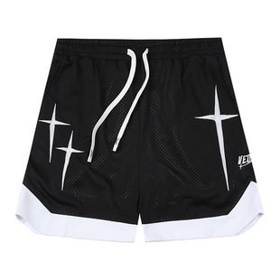 维动耀影运动短裤男篮球裤美式跑步四分裤夏季网眼透气儿童青少年