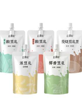 豆源和早餐奶椰香袋装低脂