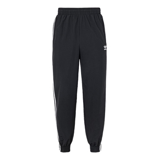 adidas阿迪达斯新款三叶草男梭织长裤束脚运动裤休闲裤KB2465