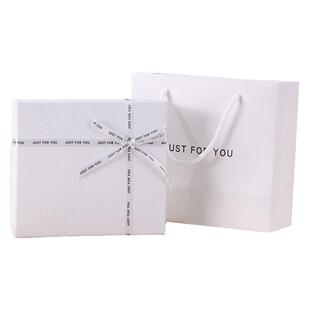 礼物盒拉菲草礼盒空盒高级感生日礼物包装盒子打包盒装围巾礼品盒