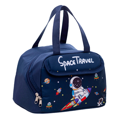 可爱卡通防水大容量拎包饭盒袋子