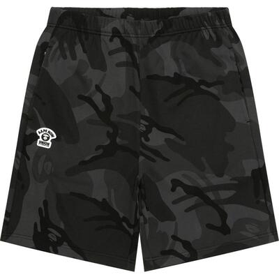 Aape小标徽章猿人迷彩潮流短裤