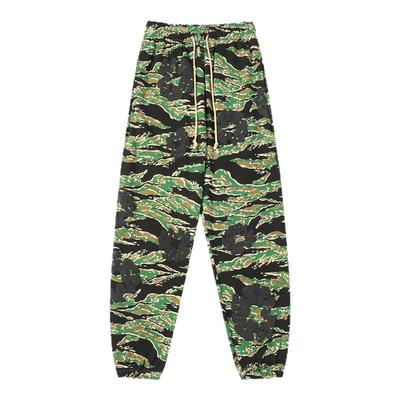 DENIMTEARS木棉花发泡印花长裤