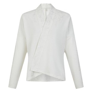 国风马面裙搭配的上衣飞机袖交领夏季新款衬衣新中式改良汉服衬衫