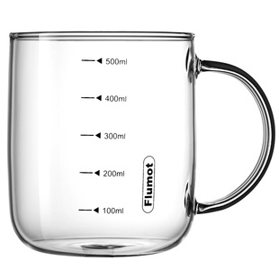 【自营】玻璃牛奶杯早餐专用带刻度盖微波炉可加热奶水杯子耐高温