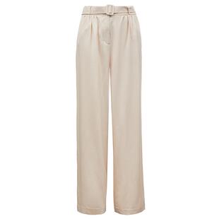 Vero Moda奥莱休闲裤女夏季新款时尚通勤高腰宽松直筒裤子百搭