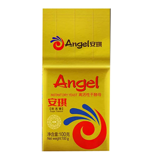 安琪酵母粉100g 家用馒头包子发酵粉面包专用低糖耐高糖高活性