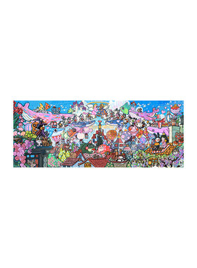 3djp趣味插画拼图全景1000片