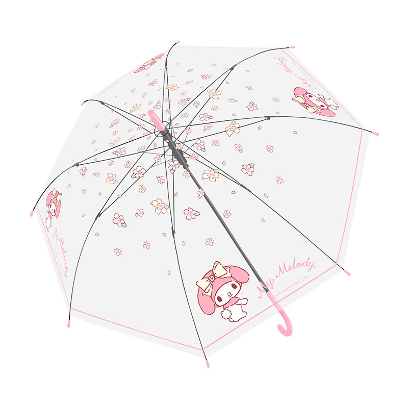 三丽鸥正版雨伞美乐蒂透明儿童