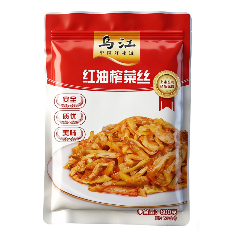 乌江红油榨菜丝800g袋装下饭菜