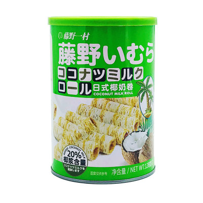 海南椰子卷藤野一村128g罐椰浆