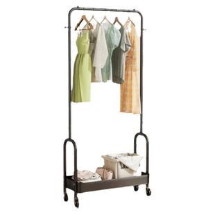 衣架落地卧室家用挂衣架简易小空间晾衣架房间收纳神器角落衣帽架
