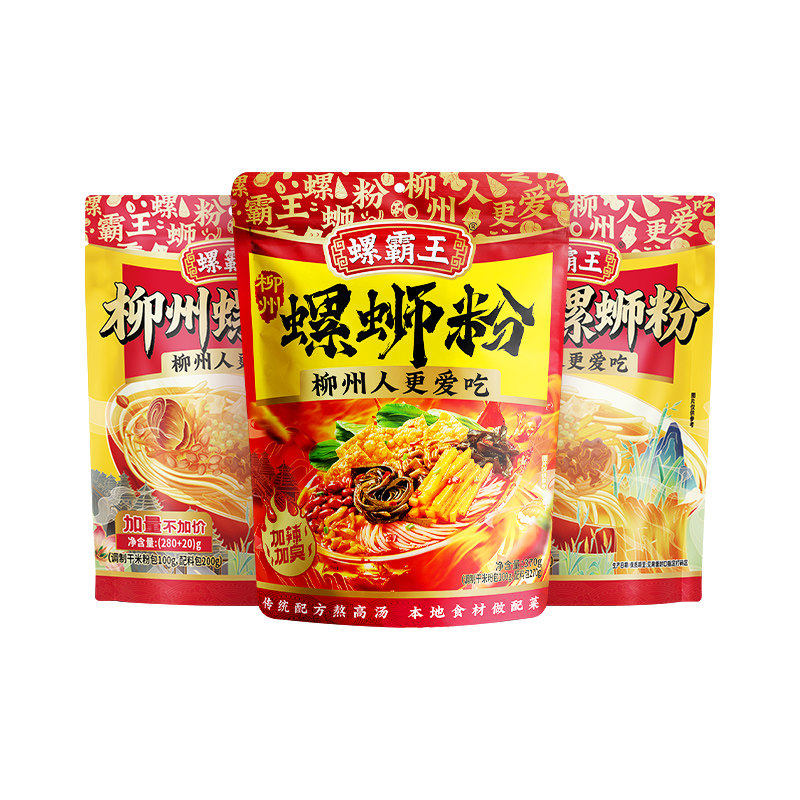 螺霸王螺蛳粉组合装柳州特产夜宵