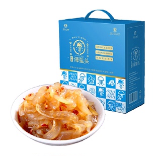 倾海之宴 即食海蜇头凉拌菜海蜇皮下酒菜开袋即食海蜇丝