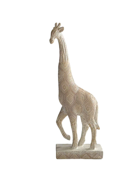 一鹿高升创意长颈鹿书房玄关摆件