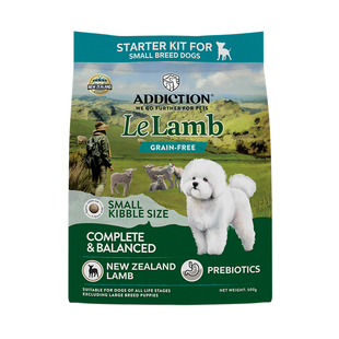 ADD爱德胜新西兰进口小型犬粮无谷羊肉小颗粒犬粮500g易消化