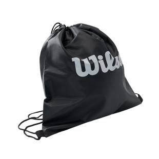 Wilson威尔胜篮球袋抽绳背包黑色便携式收纳袋子手提双肩足球专用