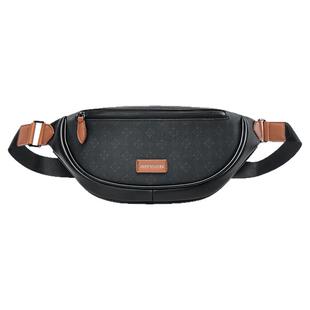 七匹狼胸包男士2025新款高级感腰包男款手机包商务通勤单肩斜挎包