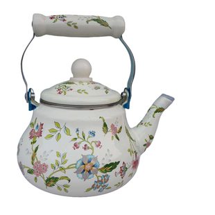 2.5L加厚搪瓷烧水壶内蒙古特色草原壶热水壶蒙古奶茶壶餐厅凉茶壶