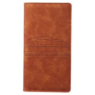 新款多功能证件收纳包随身便携长款卡包旅行护照包汽车登记证件夹