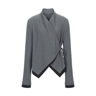 无以幻象 x 陈太太CHENTAITAI 交领假两件打底开衫