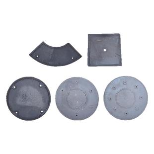 厂家直供抛丸机合金耐磨铸件配件圆板圆盘扇形板漏砂板导入管花盘