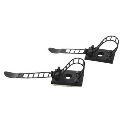 黑色粘式配线固定座可调式扎带