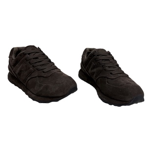 乐魔2026春季新款系带牛反绒真皮休闲鞋女鞋刺绣英文字母舒适欧货