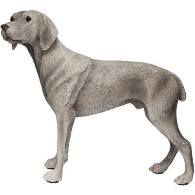 YFA模玩威玛犬仿真模型车载摆件