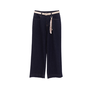 紫璐莱春日探险~巨好看百搭显瘦小个子梨形报恩直筒牛仔裤女春33X