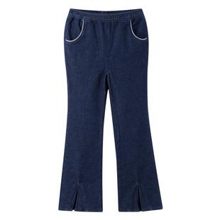 【商场同款】安奈儿童装女童牛仔裤秋时尚微喇AG436614