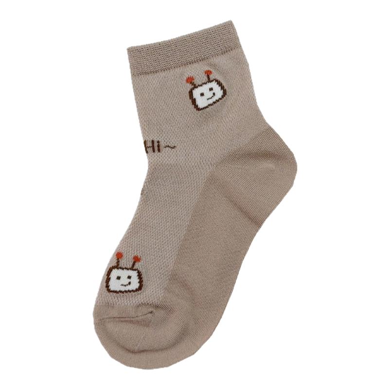 卡通童袜春夏网眼袜男童女童纯棉