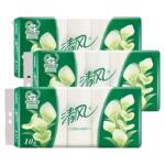 清风卫生纸4层1000克无芯卷纸家用实惠装妇婴厕所专用擦手纸厕纸